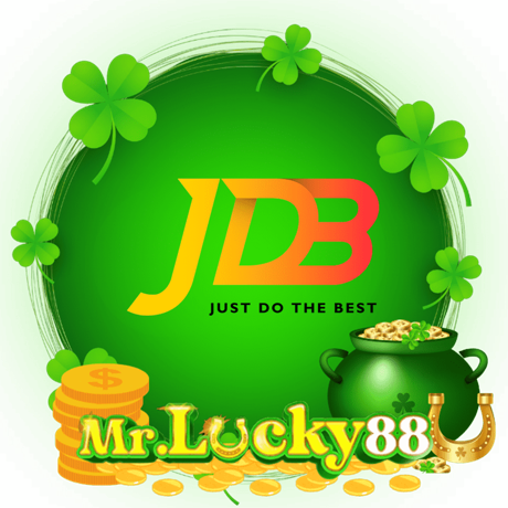 JDB Gaming company logo indicating fishing and classic slot game options - mrlucky-88.my
